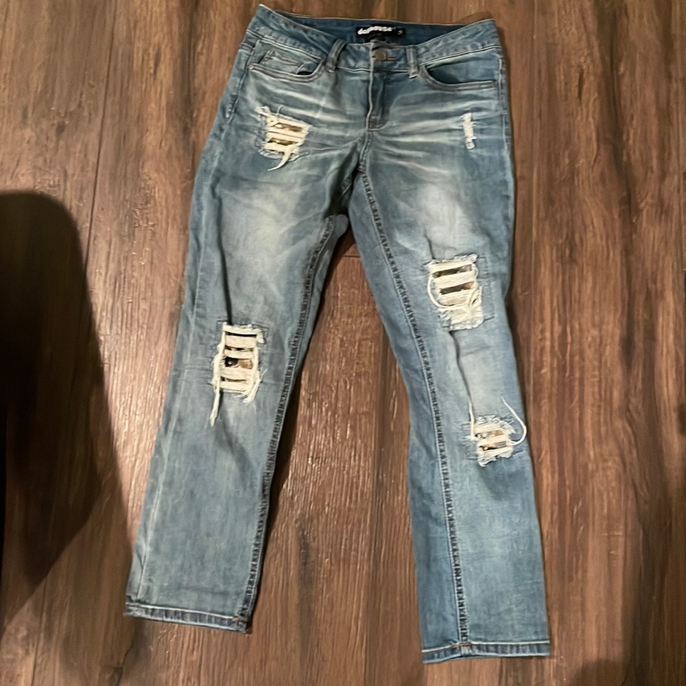 Dollhouse Patched Rip Jeans